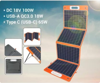 Solárna nabíjačka / Prenosný solárny panel FlashFish TSP18V100W - 100W - Image 16