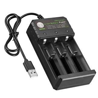 Automatická univerzálna nabíjačka na batérie 18650 14500 16340 26650