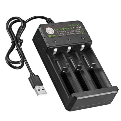 Automatická univerzálna nabíjačka na batérie 18650 14500 16340 26650
