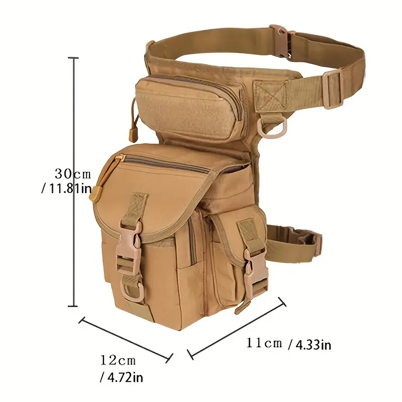 Taktická stehenná brašna 4 l – MOLLE